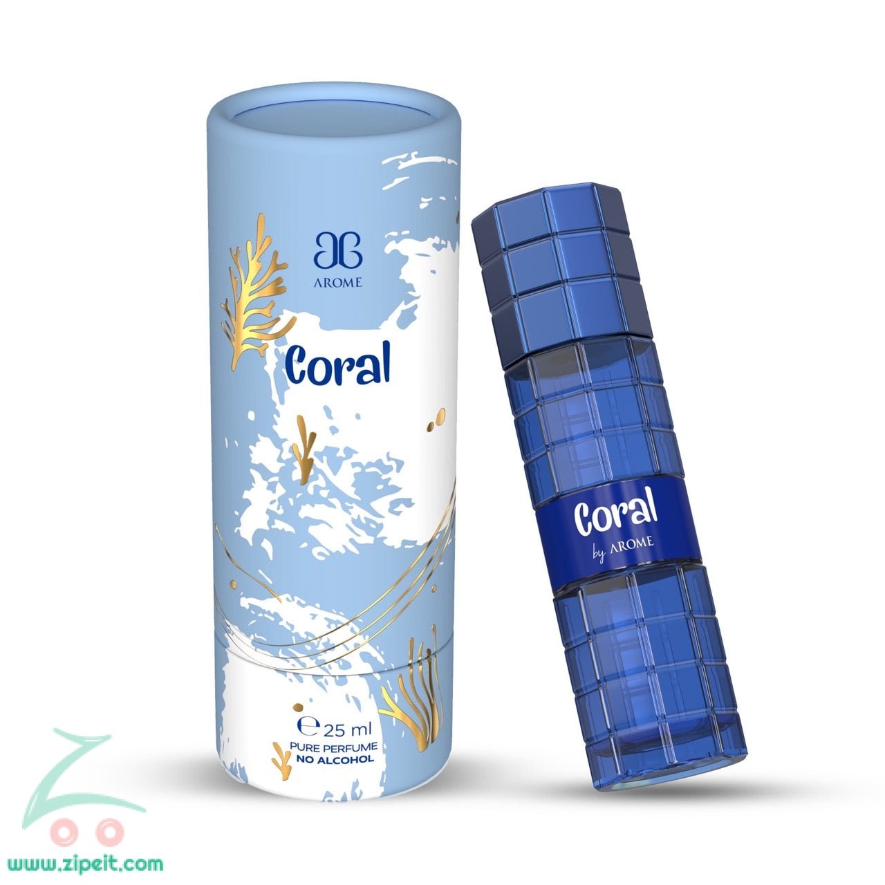 Arome Coral Attar Perfume 25ml – Exotic Citrus, Apple & Cedar | Arome World